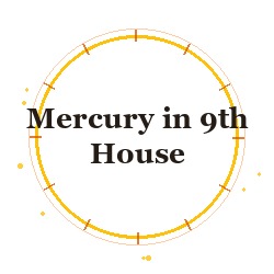 Mercury in 9th House